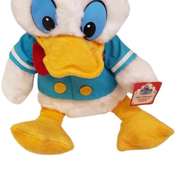 Vintage Disney Donald Duck Plush with Tags 12" Disneyland - Picture 7 of 14